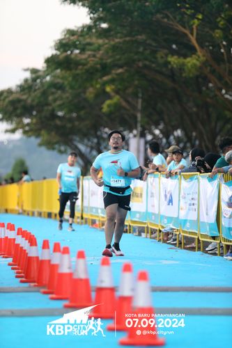 Race photo from KBP City Run 2024