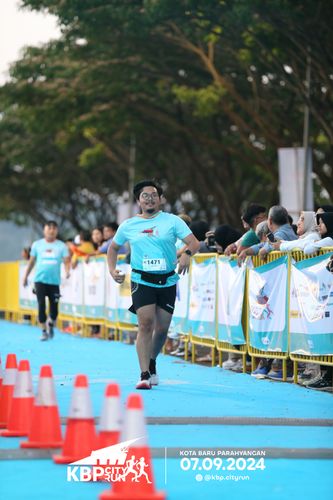Race photo from KBP City Run 2024