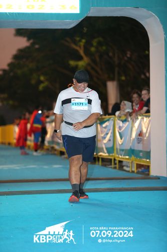 Race photo from KBP City Run 2024