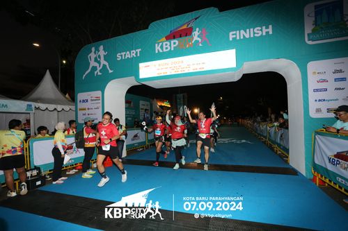 Race photo from KBP City Run 2024