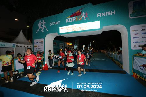 Race photo from KBP City Run 2024