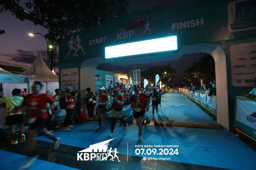 Race photo from KBP City Run 2024