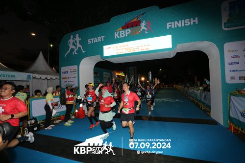 Race photo from KBP City Run 2024