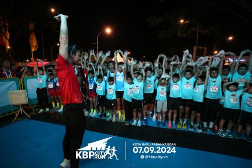 Race photo from KBP City Run 2024