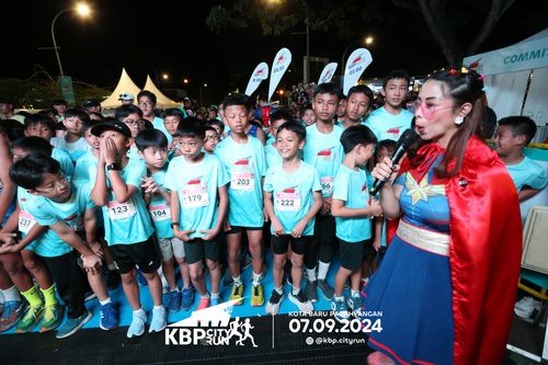 Race photo from KBP City Run 2024