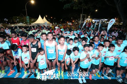 Race photo from KBP City Run 2024