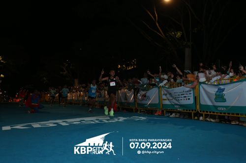Race photo from KBP City Run 2024