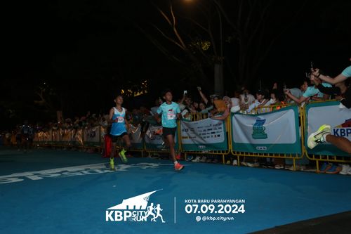 Race photo from KBP City Run 2024