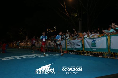 Race photo from KBP City Run 2024