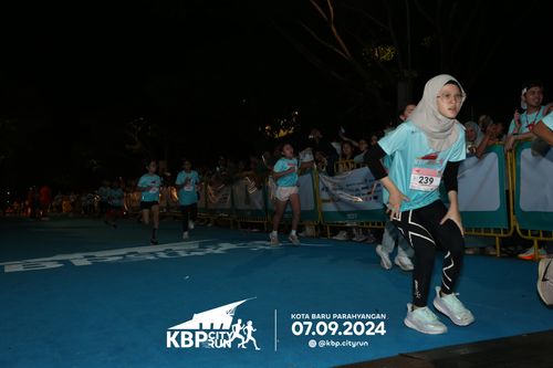 Race photo from KBP City Run 2024