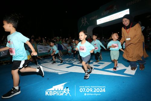 Race photo from KBP City Run 2024