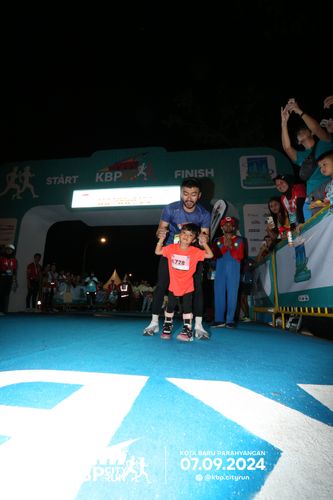 Race photo from KBP City Run 2024