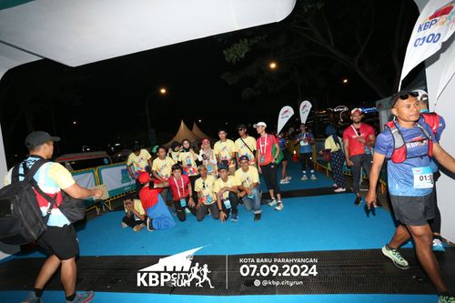 Race photo from KBP City Run 2024