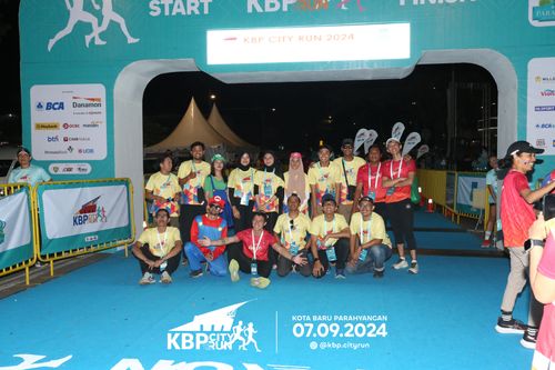 Race photo from KBP City Run 2024
