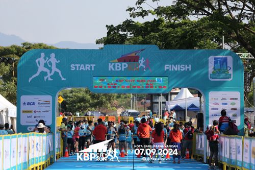 Race photo from KBP City Run 2024