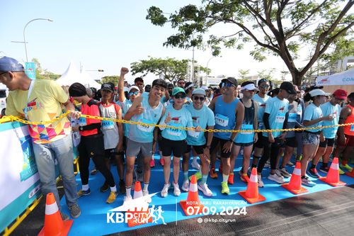 Race photo from KBP City Run 2024