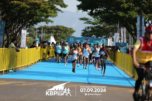 Race photo from KBP City Run 2024
