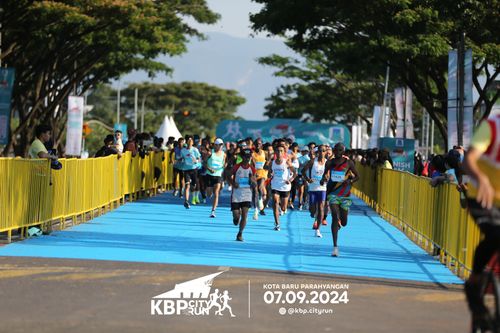 Race photo from KBP City Run 2024