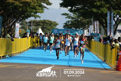 Race photo from KBP City Run 2024