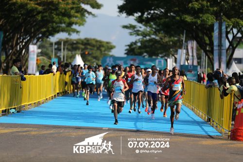 Race photo from KBP City Run 2024