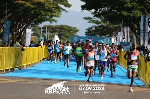 Race photo from KBP City Run 2024