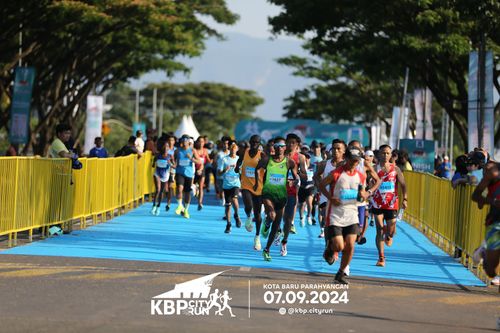 Race photo from KBP City Run 2024