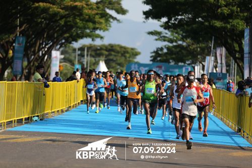 Race photo from KBP City Run 2024