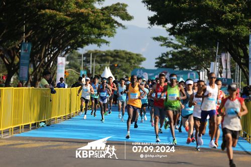 Race photo from KBP City Run 2024