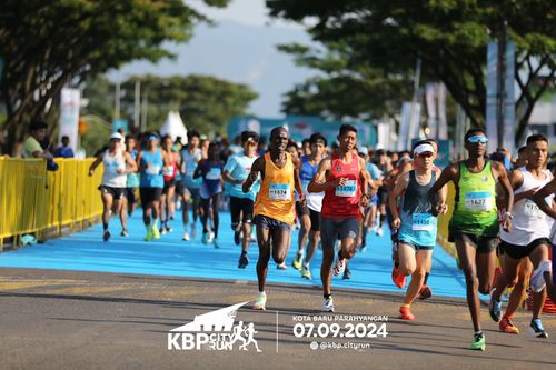 Race photo from KBP City Run 2024