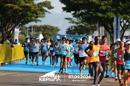 Race photo from KBP City Run 2024