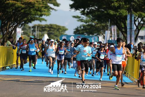 Race photo from KBP City Run 2024