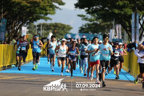 Race photo from KBP City Run 2024