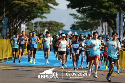 Race photo from KBP City Run 2024