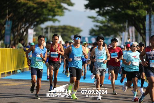 Race photo from KBP City Run 2024