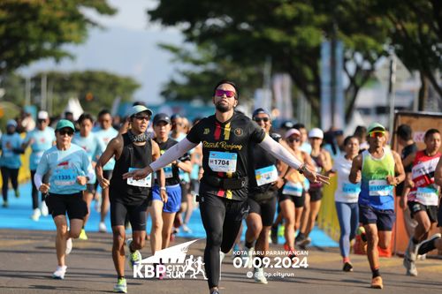 Race photo from KBP City Run 2024