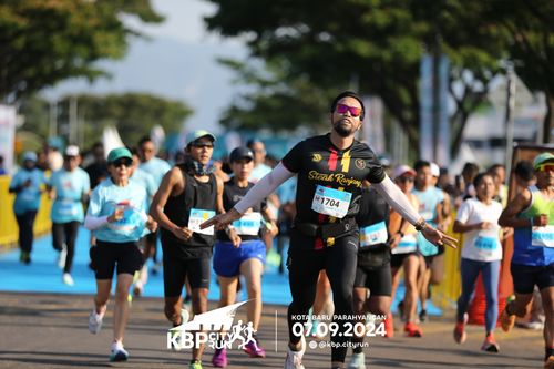 Race photo from KBP City Run 2024