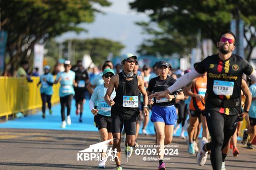 Race photo from KBP City Run 2024