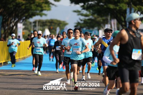 Race photo from KBP City Run 2024
