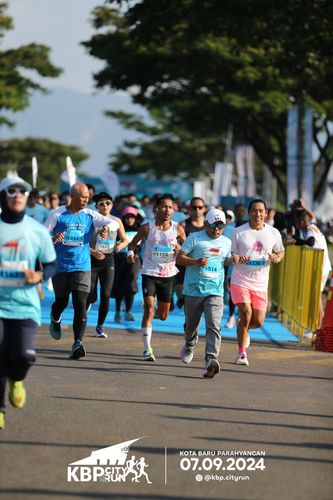 Race photo from KBP City Run 2024