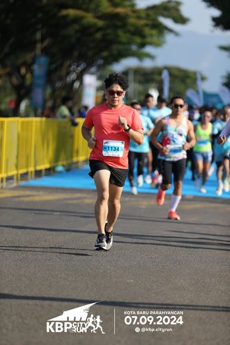 Race photo from KBP City Run 2024