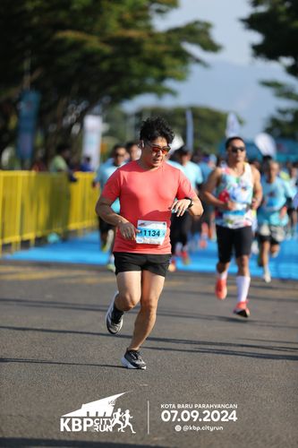 Race photo from KBP City Run 2024