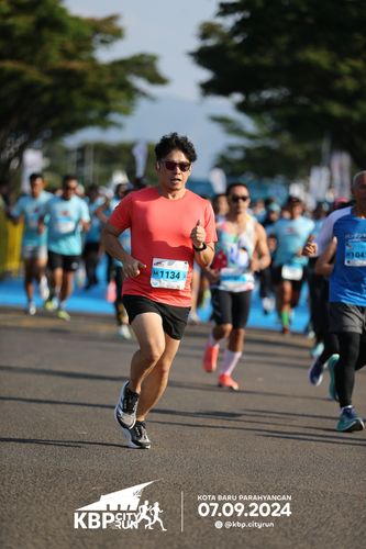 Race photo from KBP City Run 2024