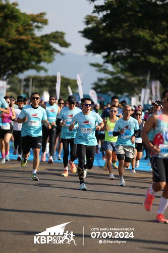 Race photo from KBP City Run 2024