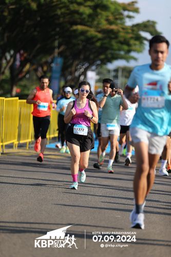 Race photo from KBP City Run 2024