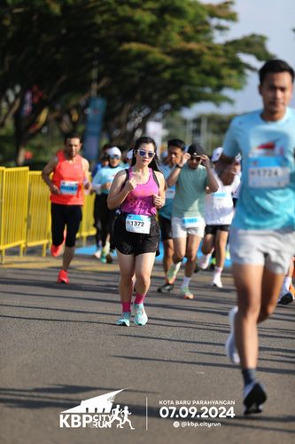 Race photo from KBP City Run 2024