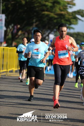 Race photo from KBP City Run 2024