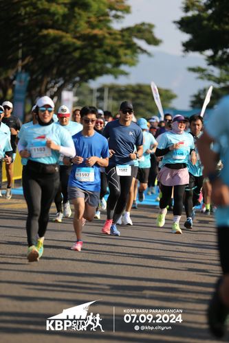 Race photo from KBP City Run 2024