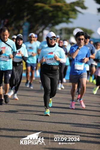 Race photo from KBP City Run 2024