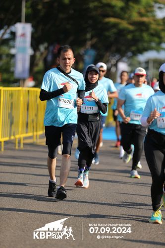 Race photo from KBP City Run 2024