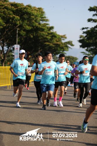 Race photo from KBP City Run 2024